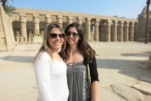 Touring the temples in Luxor