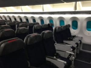 Dreamliner Coach seating