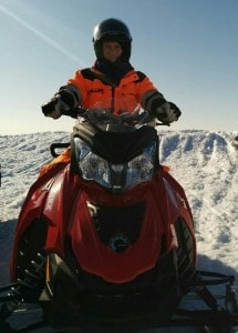 RAK Iceland snowmobile